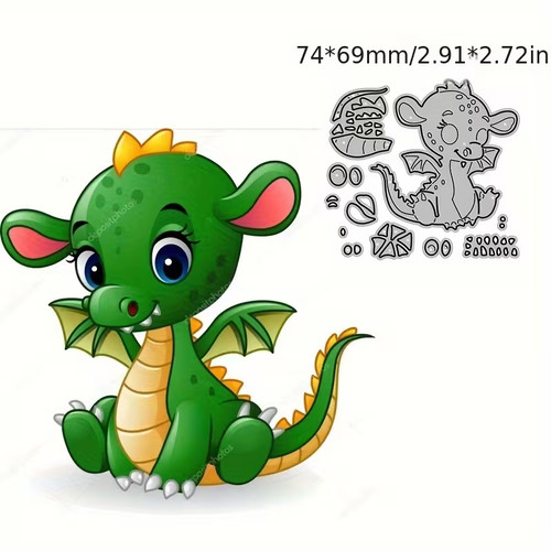 Stanzschablone drachen - (20)stanzschablone, **drachen