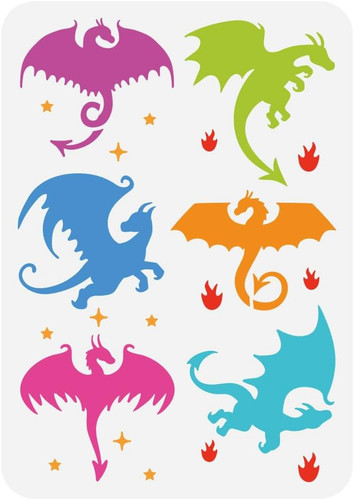 Flügel drachen malschablone - drachen,