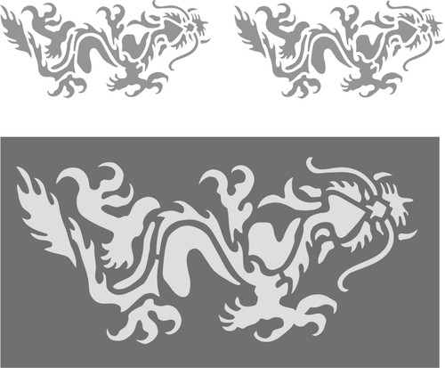 Drachenbild schablone - drachenbild,