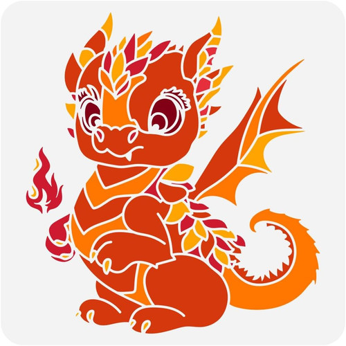 Niedliche kleine feuerdrachen - niedliche,