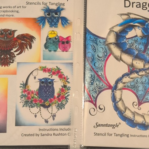 Sanntangle drache und eule - drache,