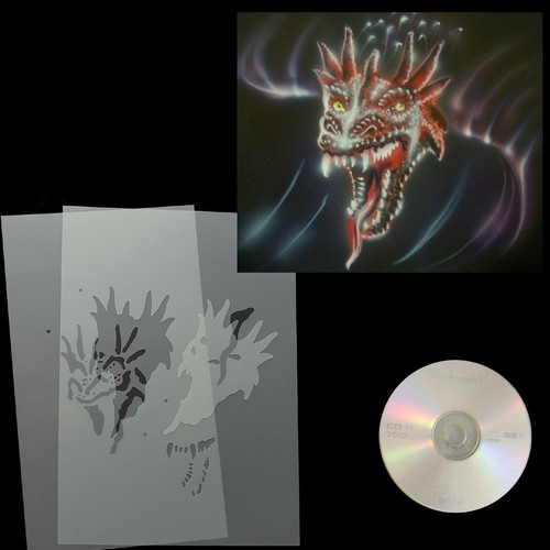 Airbrush schablone step - airbrush, by